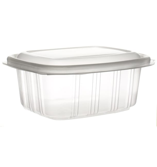 Tarrina Tapa Alta Bisagra PP 370ml (900 Uds) Tarrina Tapa Alta Bisagra PP 370ml (900 Uds)