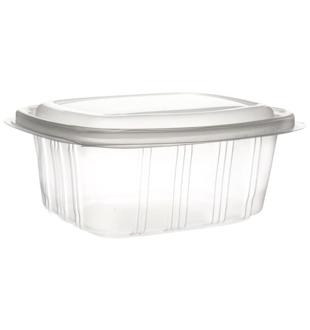 Tarrina Tapa Alta Bisagra PP 750ml (350 Uds) Tarrina Tapa Alta Bisagra PP 750ml (350 Uds)