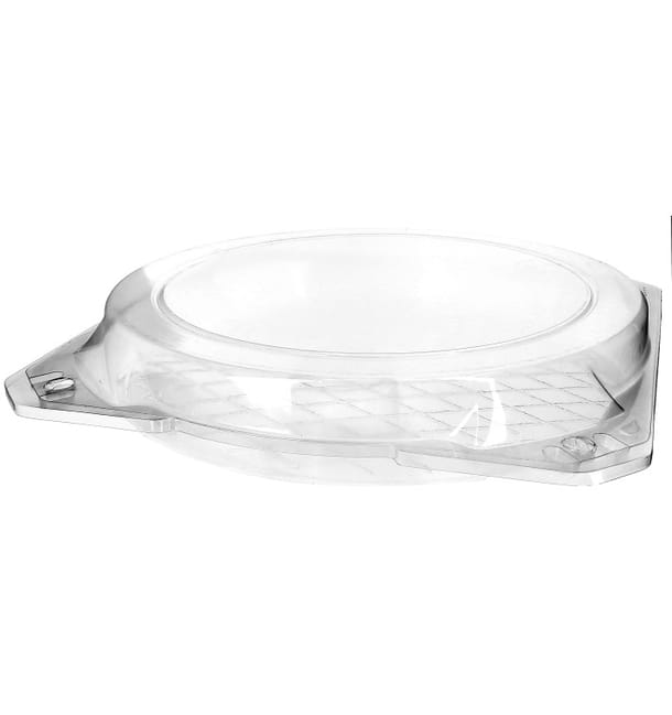 Envase Tapa Bisagra para Respotería PET Ø27x5cm (100 Uds) Envase Tapa Bisagra para Respotería PET Ø27x5cm (100 Uds)