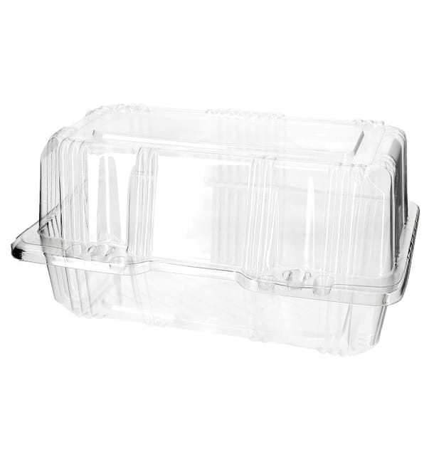 Envase Tapa Bisagra para Respotería PET 18x9,5x10cm (220 Uds) Envase Tapa Bisagra para Respotería PET 18x9,5x10cm (220 Uds)