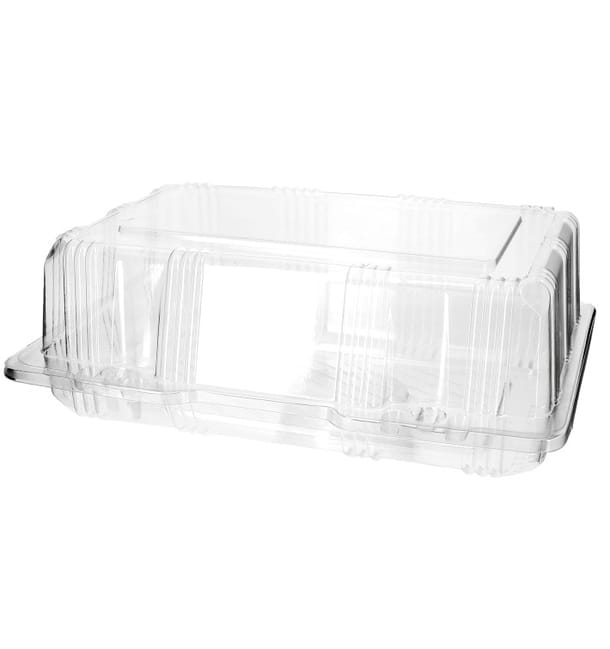 Envase Tapa Bisagra para Respotería PET 22x14,5x8cm (220 Uds) Envase Tapa Bisagra para Respotería PET 22x14,5x8cm (220 Uds)