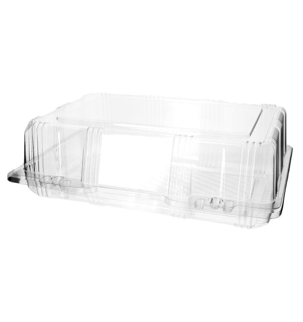 Envase Tapa Bisagra para Respotería PET 25x17x8cm (20 Uds) Envase Tapa Bisagra para Respotería PET 25x17x8cm (20 Uds)