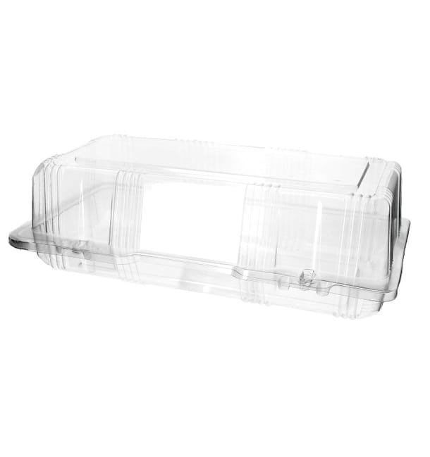 Envase Tapa Bisagra para Respotería PET 26x13x8cm (20 Uds)