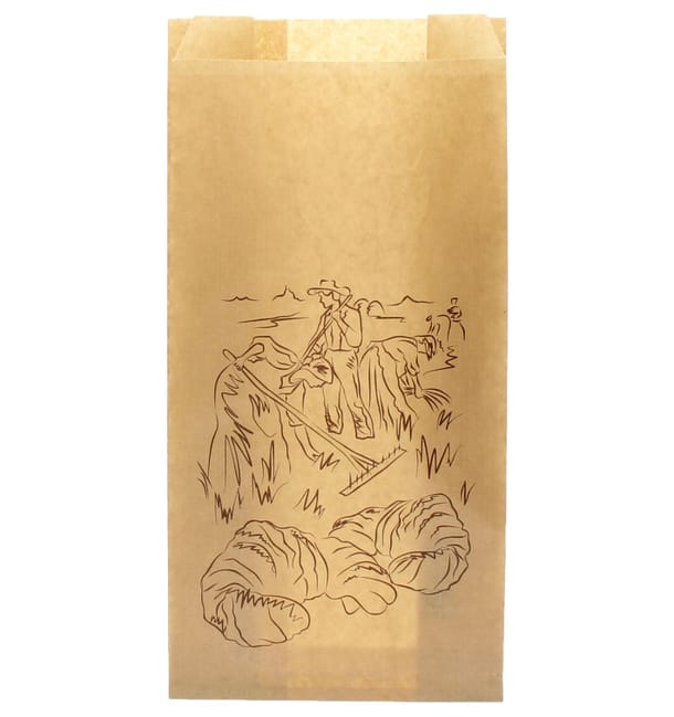 Bolsa de Papel "Siega" Kraft 18+7x50cm (250 Uds) Bolsa de Papel "Siega" Kraft 18+7x50cm (250 Uds)