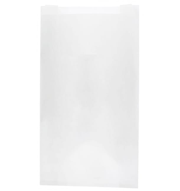 Bolsa de Papel Blanca 12+6x20cm (250 Unidades)