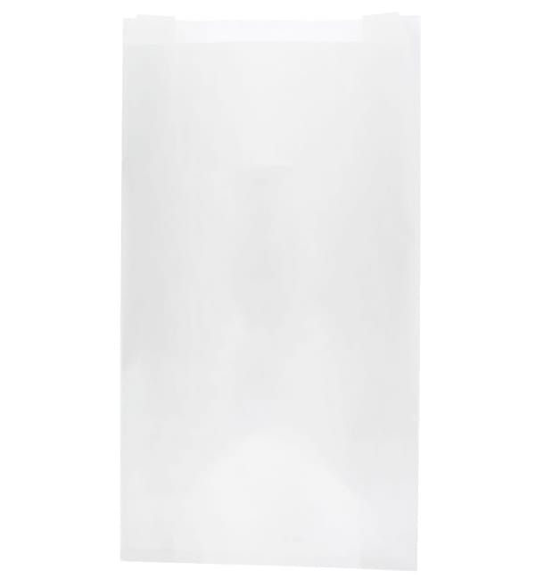 Bolsa de Papel Blanca 12+6x20cm (1000 Unidades) Bolsa de Papel Blanca 12+6x20cm (1000 Unidades)