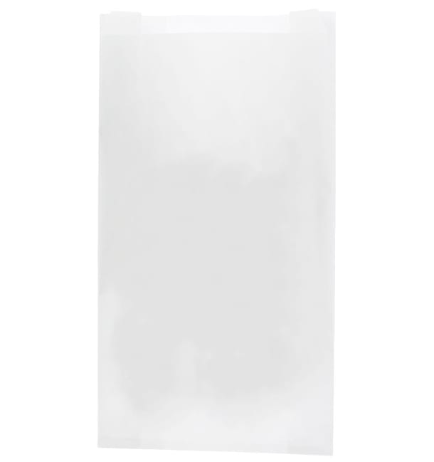 Bolsa de Papel Blanca 14+7x24cm (250 Unidades) Bolsa de Papel Blanca 14+7x24cm (250 Unidades)