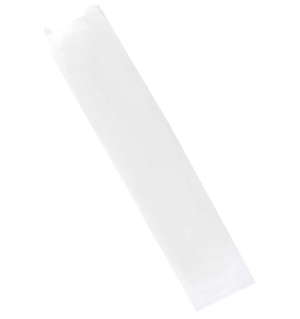 Bolsa de Papel Blanca 9+5x24cm (250 Unidades) Bolsa de Papel Blanca 9+5x24cm (250 Unidades)