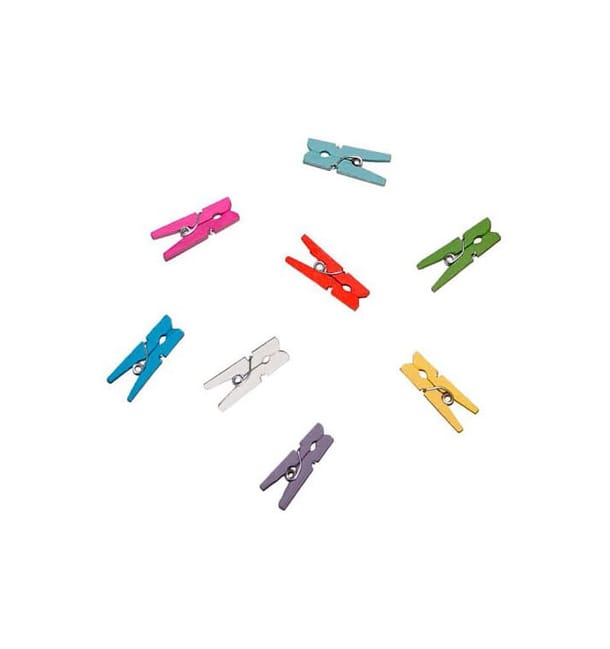 Pinzas de Bambu Catering Surtido 25mm (100 Uds) Pinzas de Bambu Catering Surtido 25mm (100 Uds)