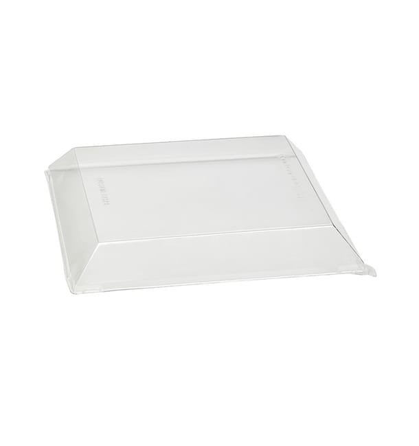 Tapa de Plástico PET Transparente 23x23cm (100 Uds) Tapa de Plástico PET Transparente 23x23cm (100 Uds)
