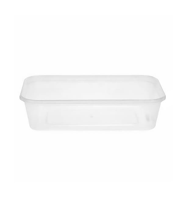 Tarrina Plastico Rectangular PP 500 ml (500 Uds) Tarrina Plastico Rectangular PP 500 ml (500 Uds)
