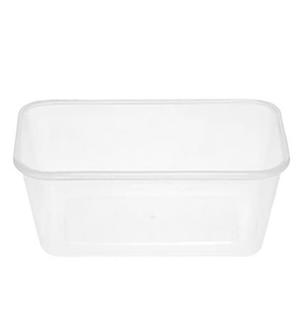 Tarrina Plastico Rectangular PP 750 ml (500 Uds) Tarrina Plastico Rectangular PP 750 ml (500 Uds)