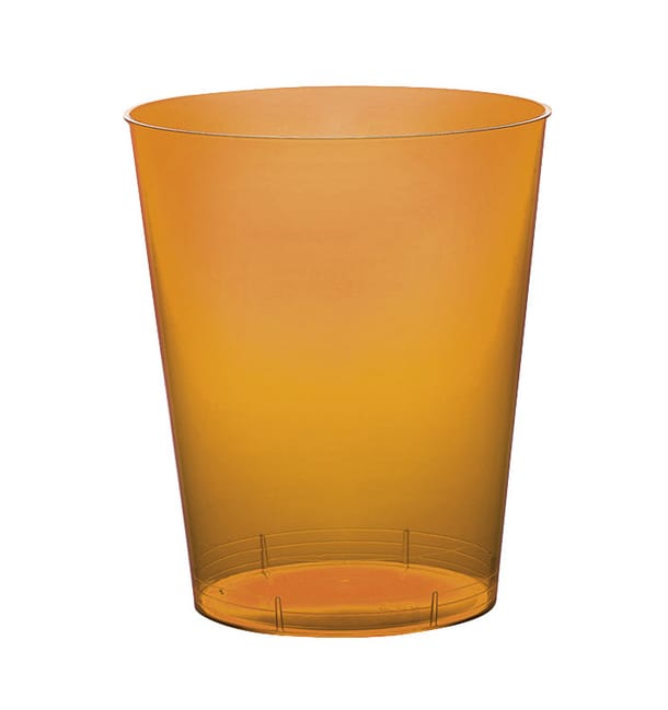Vaso de Plastico Moon Naranja Transp. PS 350ml (20 Uds) Vaso de Plastico Moon Naranja Transp. PS 350ml (20 Uds)