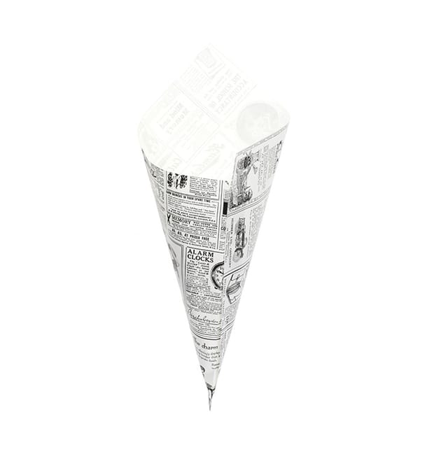 Cono de Papel Antigrasa Times 340mm 400g (1.000 Uds) Cono de Papel Antigrasa Times 340mm 400g (1.000 Uds)