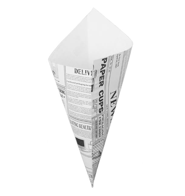 Cono de Papel Antigrasa Times 240mm 100g (250 Uds) Cono de Papel Antigrasa Times 240mm 100g (250 Uds)