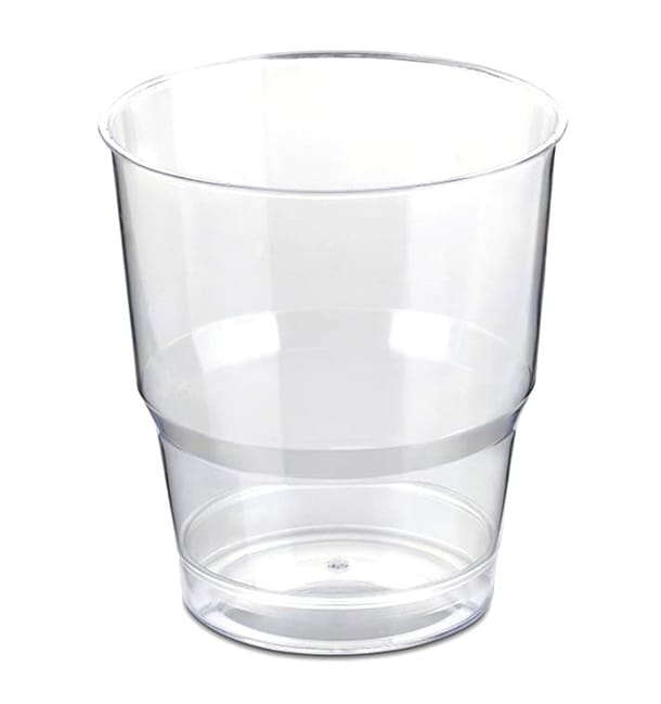 Vaso Plastico Enfundado PS Cristal Duro 250ml (50 Uds) Vaso Plastico Enfundado PS Cristal Duro 250ml (50 Uds)