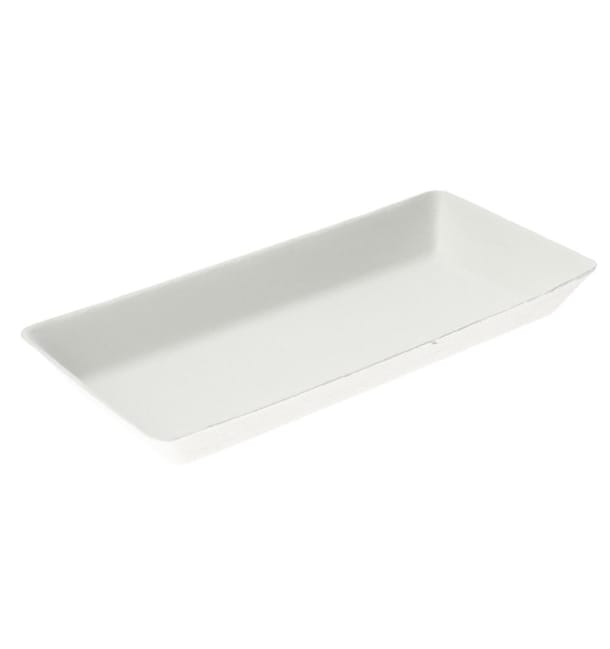 MiniBandeja de Caña de Azúcar Blanco 13x7cm (600 Uds) MiniBandeja de Caña de Azúcar Blanco 13x7cm (600 Uds)