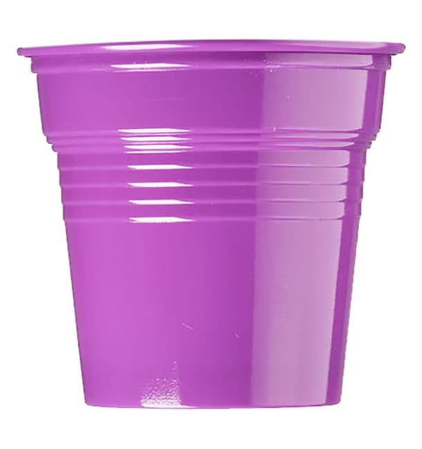 Vaso de Plástico PS Violeta 80ml Ø5,7cm (1500 Uds) Vaso de Plástico PS Violeta 80ml Ø5,7cm (1500 Uds)