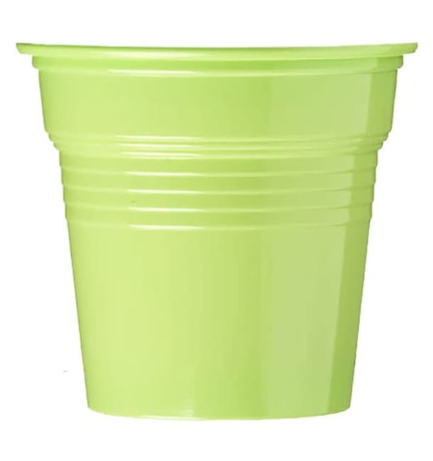 Vaso de Plástico PS Verde Lima 80ml Ø5,7cm (1500 Uds)