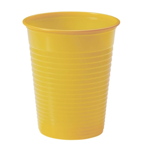 Vaso de Plastico PS Mango 200ml Ø7cm (50 Uds)