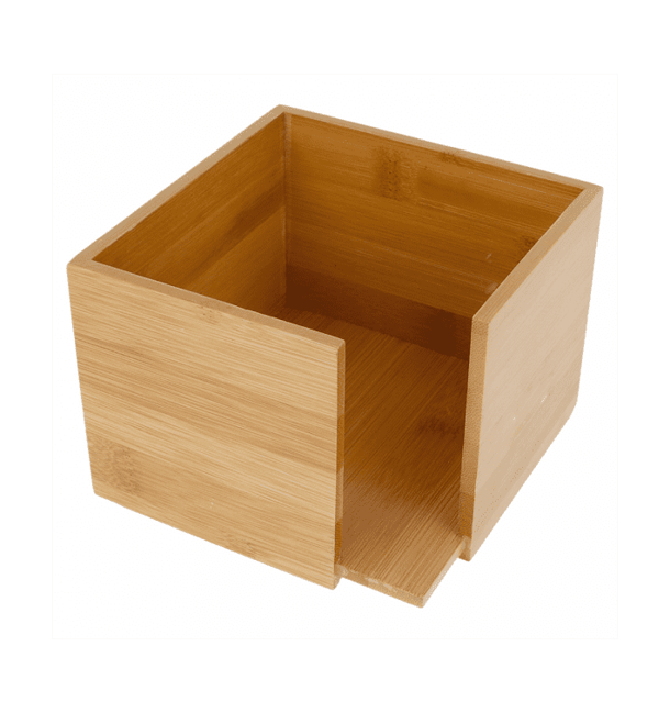 Servilletero para Cocktail de Bambú 13,5x13,5x10cm (12 Uds) Servilletero para Cocktail de Bambú 13,5x13,5x10cm (12 Uds)
