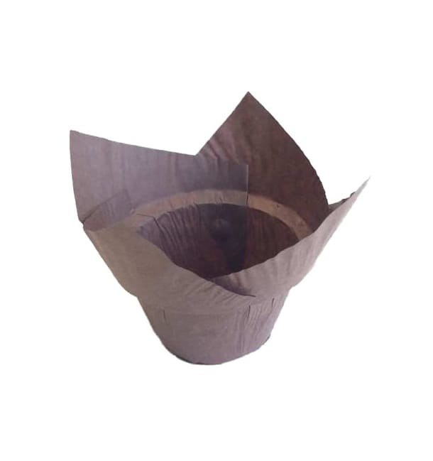 Cápsula Muffin Tulipa Step Antigrasa 85 mm Marrón (2280 Uds) Cápsula Muffin Tulipa Step Antigrasa 85 mm Marrón (2280 Uds)