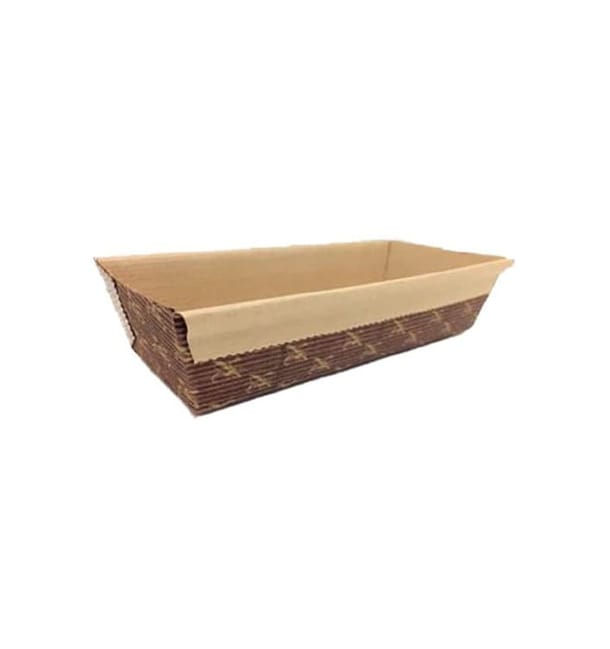 Molde Horno Kraft Microondulado 18,8x5x4,8 cm Marrón (55 Uds) Molde Horno Kraft Microondulado 18,8x5x4,8 cm Marrón (55 Uds)