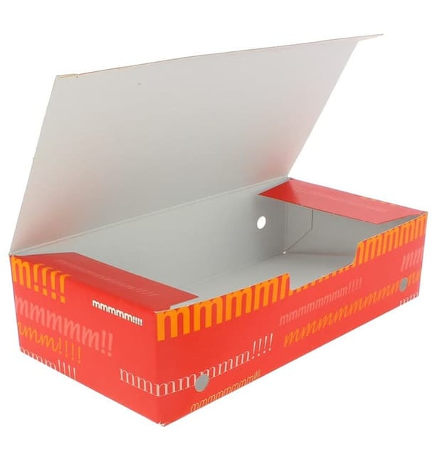 Caja Comida para Llevar Grande 200x100x50mm (25 Uds) Caja Comida para Llevar Grande 200x100x50mm (25 Uds)
