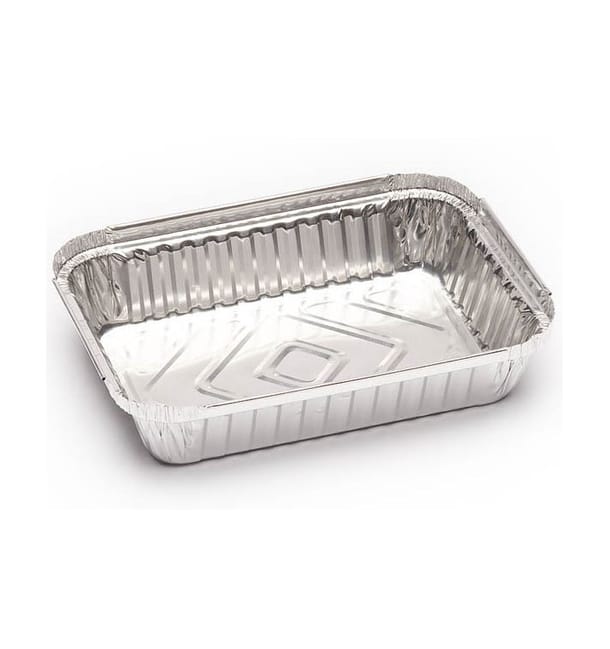 Bandeja Aluminio 580ml 185X135x30mm (1000 Uds) Bandeja Aluminio 580ml 185X135x30mm (1000 Uds)