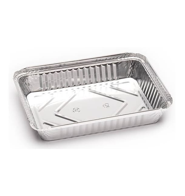 Bandeja Aluminio 1000ml 230X175x34mm (1000 Uds) Bandeja Aluminio 1000ml 230X175x34mm (1000 Uds)