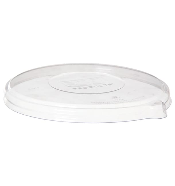 Tapa Compostable PLA Transparente Bol 470 y 1360ml (50 Uds) Tapa Compostable PLA Transparente Bol 470 y 1360ml (50 Uds)