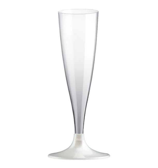 Copa de Plastico Cava con Pie Transparente 140ml (20 Uds) Copa de Plastico Cava con Pie Transparente 140ml (20 Uds)