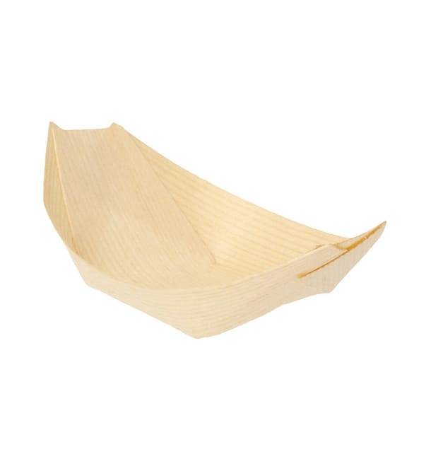 Bandeja de Hojuela de Pino 90x60x15mm (100 Uds) Bandeja de Hojuela de Pino 90x60x15mm (100 Uds)