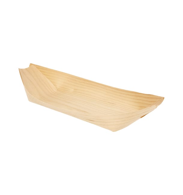 Bandeja de Hojuela de Pino 250x110x25mm (50 Uds) Bandeja de Hojuela de Pino 250x110x25mm (50 Uds)