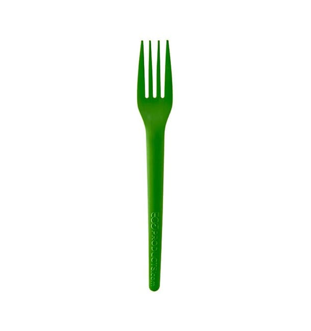 Tenedor Compostable CPLA Verde 17,0 cm (1.000 Uds) Tenedor Compostable CPLA Verde 17,0 cm (1.000 Uds)