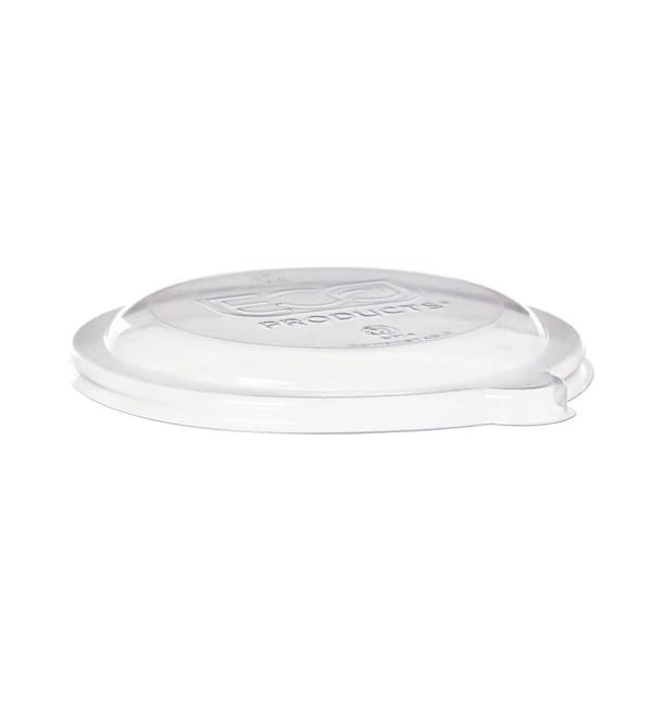 Tapa Compostable PLA Transparente Bol 175 y 235ml (50 Uds) Tapa Compostable PLA Transparente Bol 175 y 235ml (50 Uds)