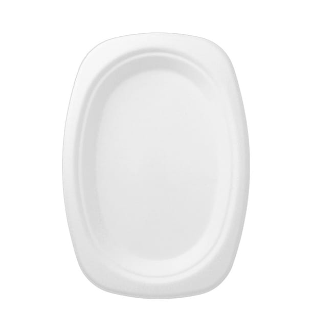 Bandeja Caña de Azucar Blanca 233x165x20mm (50 Uds) Bandeja Caña de Azucar Blanca 233x165x20mm (50 Uds)