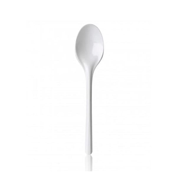 Cuchara de Plastico PS Blanco 165 mm Cuchara de Plastico PS Blanco 165 mm