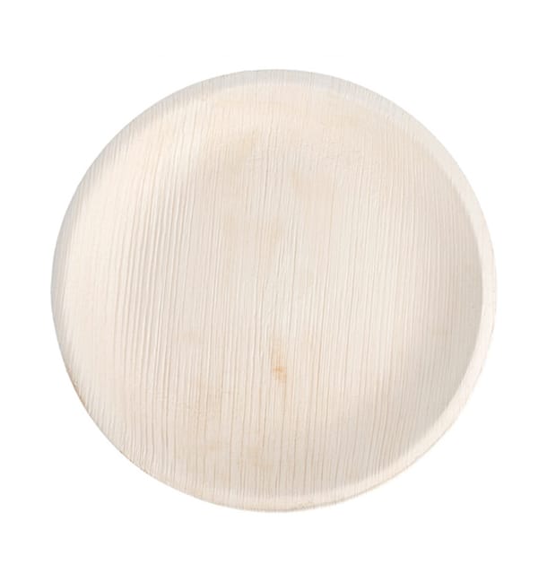 Plato Redondo Hoja de Palma 18,0 cm (200 Uds) Plato Redondo Hoja de Palma 18,0 cm (200 Uds)