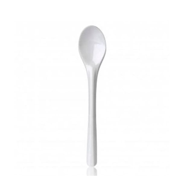 Cucharilla de Plastico PS Blanco 115 mm Cucharilla de Plastico PS Blanco 115 mm