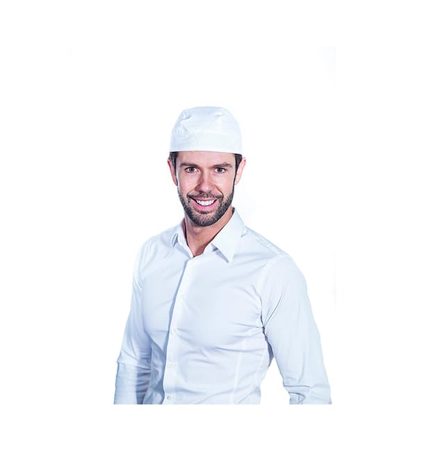 Gorro Cocinero Pirata Algodón Blanco (1 Unidad) Gorro Cocinero Pirata Algodón Blanco (1 Unidad)