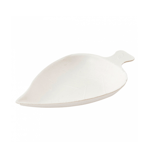 MiniPlato Hoja Caña de Azucar Blanco 8x5,5cm (50 Uds) MiniPlato Hoja Caña de Azucar Blanco 8x5,5cm (50 Uds)