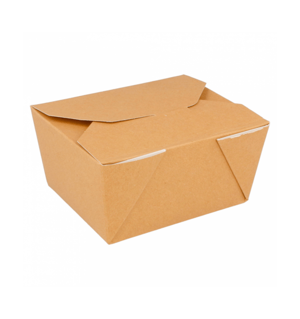 Caja Carton Americana Natural 113x90x64mm 600ml (450 Uds) Caja Carton Americana Natural 113x90x64mm 600ml (450 Uds)