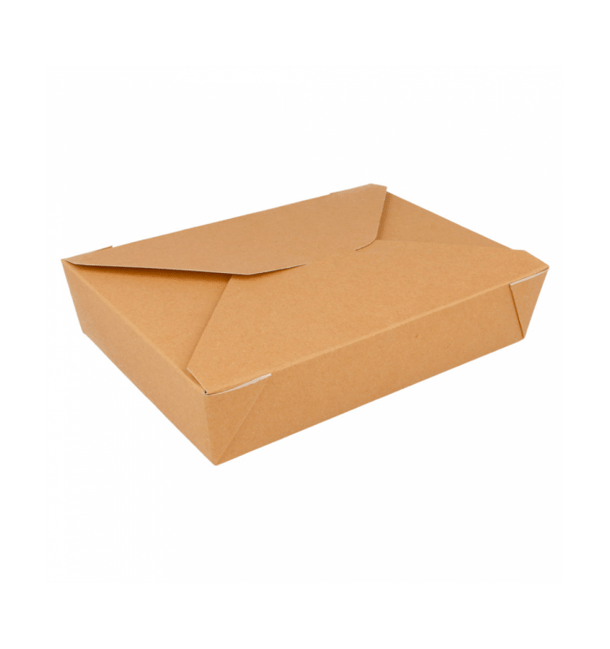 Caja Carton Americana Natural 197x140x46mm 1500ml (200 Uds) 