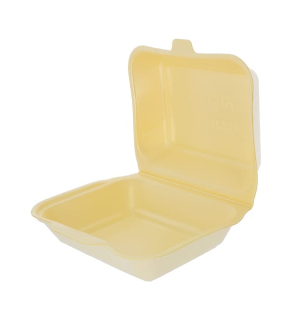 Envase Foam LunchBox Champagne 185x155x70mm (125 Uds) Envase Foam LunchBox Champagne 185x155x70mm (125 Uds)