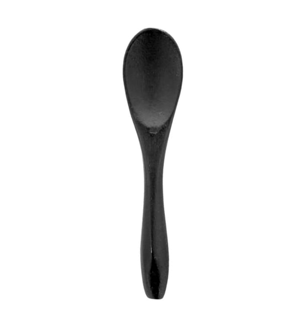 Cucharita de Bambu en color negro 9cm (500 Uds)