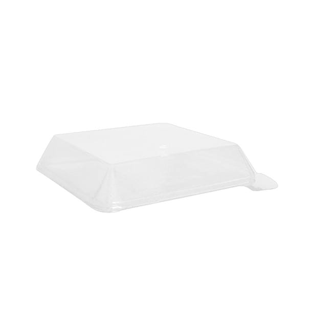 Tapa Plástico PET Transparente de 14,1x14,1cm (500 Uds)