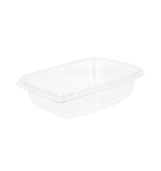 Bol de Plástico Inviolable PET 600ml 180x140x40mm (65 Uds) Bol de Plástico Inviolable PET 600ml 180x140x40mm (65 Uds)