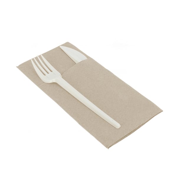 Servilleta Portacubiertos de Papel Eco 40x40cm (30 Uds) Servilleta Portacubiertos de Papel Eco 40x40cm (30 Uds)