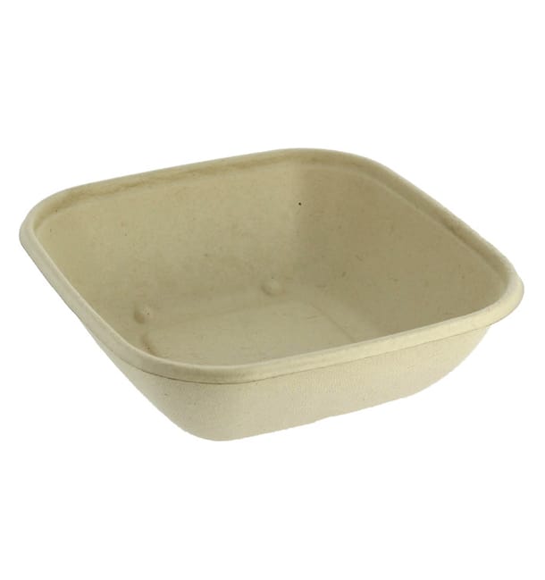 Bol de Caña de Azucar 170x170x30mm (50 Uds) Bol de Caña de Azucar 170x170x30mm (50 Uds)